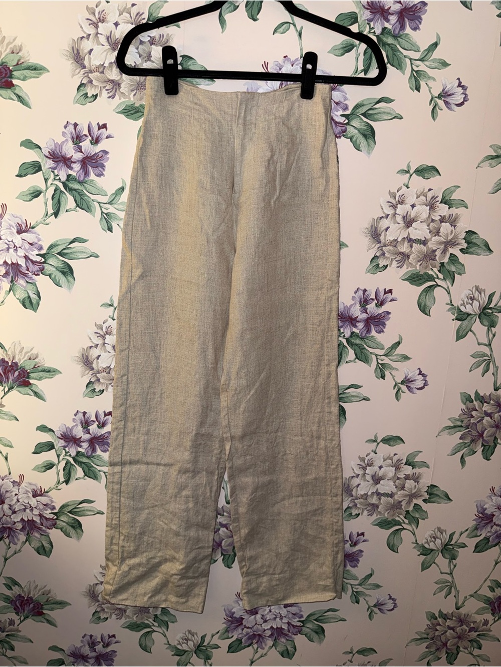 Faithfull the Brand Light Beige Linen Chinos
